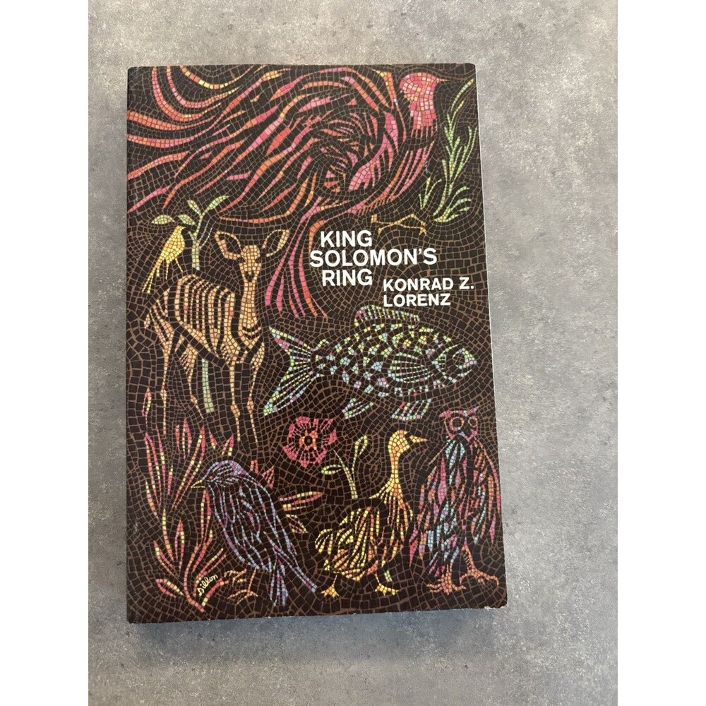 King Solomon's Ring by Konrad Lorenz 1980 Time-Life Books Illustrated Paperback